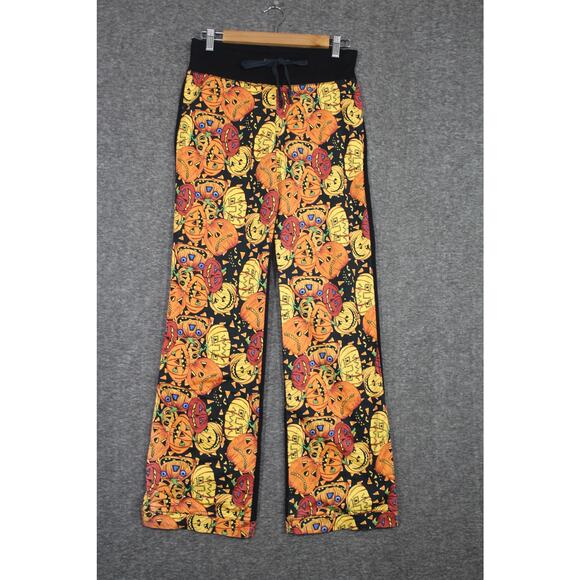 NILLA SHIELDS Halloween Tricks n Treats Panel Print Outfit Pants size small - Picture 1 of 7